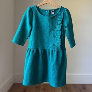 Janie & Jack Girls Shimmer Dot Dress Size 6 NWOT Beautful Thick Material